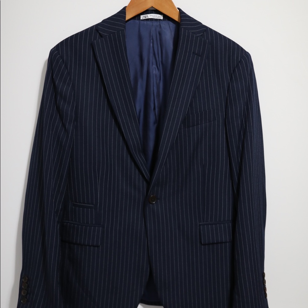 Zara Pin Stripe Suit Set